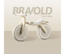 Niños Bravold Bicicleta de Equilibrio de Madera Eco Blanco