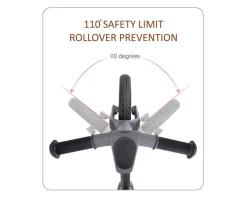 Niños Top Mark Bicicleta Equilibrio Manu Gris