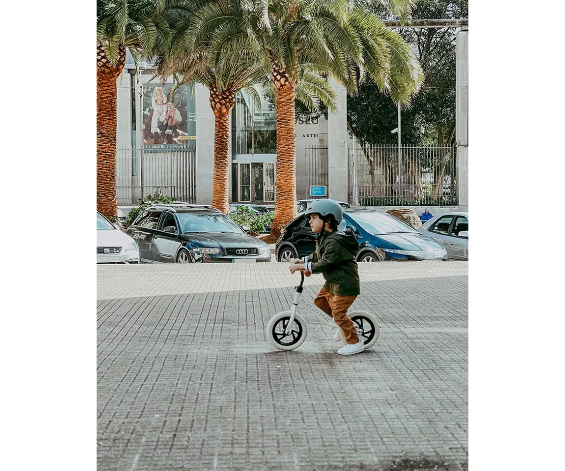 Niños Play and store Bicicleta Equilibrio Premium White