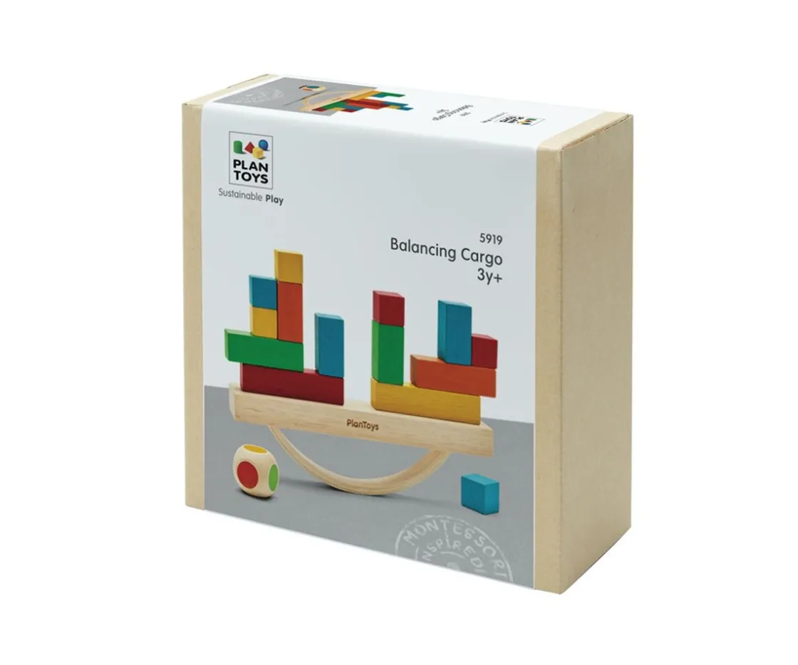 Niños Plan Toys Bloques en Equilibrio Montessori