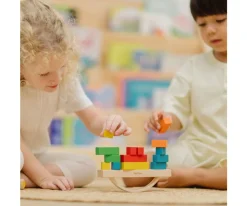 Niños Plan Toys Bloques en Equilibrio Montessori