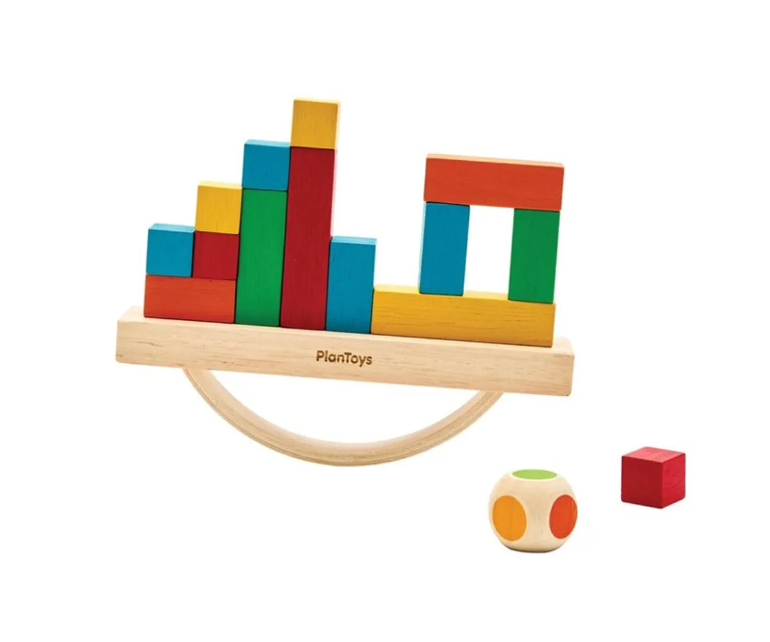 Niños Plan Toys Bloques en Equilibrio Montessori