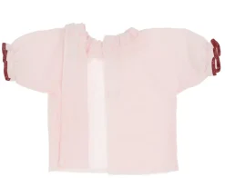 Tutete Textil Blusa Popelín Rosa Pastel para Muñeco Soft^Niños Accesorios Para Muñecas