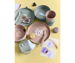 Lassig Bol Antideslizante Eco Tiny Team Cat