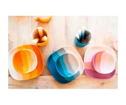 Grech & Co Bol con Ventosa Color Splash Sienna Ombre^ Vajilla Infantil