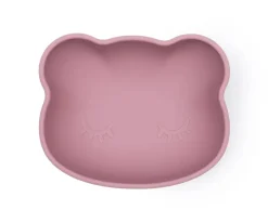 We Might Be Tiny Bol con Ventosa y Tapa Oso Dusty Rose^ Vajilla Infantil