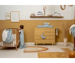 Niños Little Dutch Bolsa Almacenaje Beige Personalizable