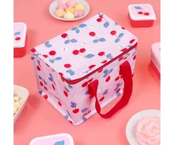 A Little Lovely Company Bolsa Almuerzo Térmica Cherries Personalizable^ Bolsas Térmicas