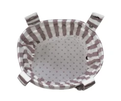 Niños Pasito a Pasito Bolsa Bucket Cherry Rayas