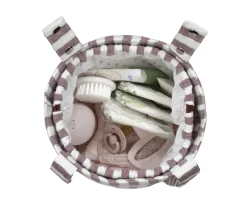 Niños Pasito a Pasito Bolsa Bucket Cherry Rayas