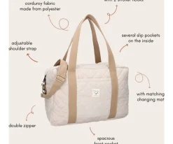 Kidzroom Bolsa Canastilla Care Milan Thinking Little Thoughts^Niños Bolsos Carro Bebé