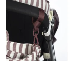 Niños Pasito a Pasito Bolsa Canastilla Cherry Rayas