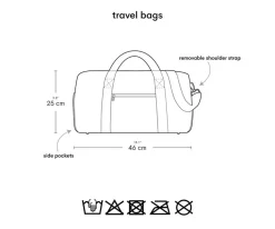 A Little Lovely Company Bolsa de Deporte Flower Garden Personalizable^ Bolsas De Deporte