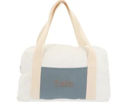 Cristina de Jos'h Bolsa de Deporte Rainbow Dots Azul Personalizable^ Bolsas De Deporte