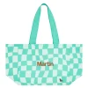 Dock & Bay Bolsa de Playa Check Verde Personalizable