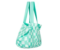 Dock & Bay Bolsa de Playa Check Verde Personalizable