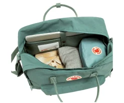 Niños Fjällräven Bolsa Kanken Weekender Frost Green