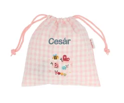 Tutete Textil Bolsa Merienda Bugs Personalizable