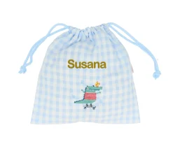 Tutete Textil Bolsa Merienda Croc Personalizable