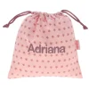 Tutete Textil Bolsa Merienda Lyra Rosa Personalizable