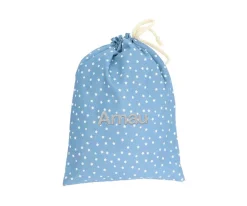 Cristina de Jos'h Bolsa Merienda Mini Star Azul Personalizable