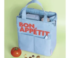 Helio Ferretti Bolsa Merienda Térmica Bon Appétit Azul Celeste