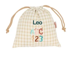 Tutete Textil Bolsa Merienda Vichy Funny Letters Personalizable