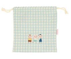 Tutete Textil Bolsa Merienda Vichy The Three Little Pigs Personalizable