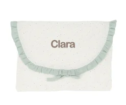 Cristina de Jos'h Bolsa para Muda Rainbow Dots Verde Personalizable^Niños Cambiadores Para Bebés