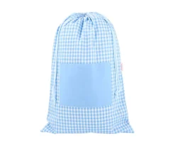 Tutete Textil Bolsa para Muda Vichy Celeste Personalizable^Niños Cambiadores Para Bebés
