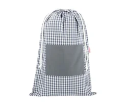 Tutete Textil Bolsa para Muda Vichy Gris Personalizable^Niños Cambiadores Para Bebés
