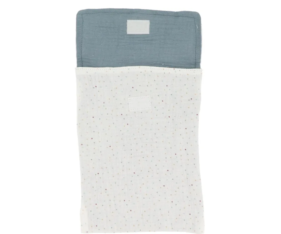 Cristina de Jos'h Bolsa para Pañales Rainbow Dots Azul Personalizable^Niños Cambiadores Para Bebés