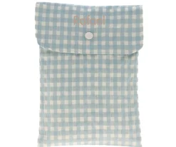 Niños Cristina de Jos'h Bolsa para Pañales Vichy Verde Personalizable