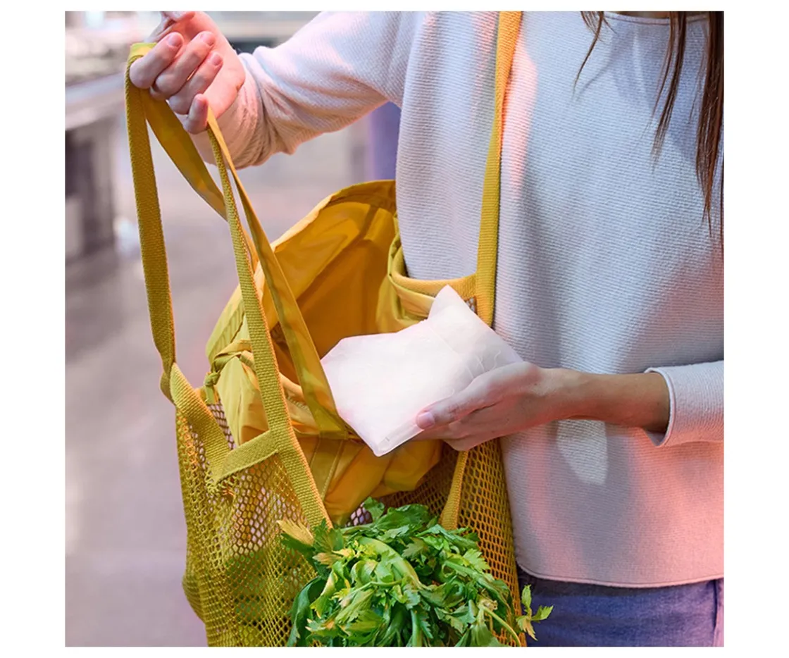 Roll´eat Bolsa Reutilizable 2 en 1 Good'Bag Blue^Niños Bolsos