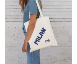 Niños Milan Bolsa Tote Bag Personalizable Colección 430 Since 1918 Beige