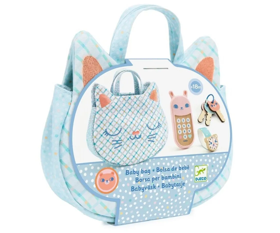 Djeco Bolsito de Mano Imitación Gatitos