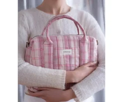 Nobodinoz Bolso Carro Bebé Mini Stories Powder Red Checks^Niños Bolsos
