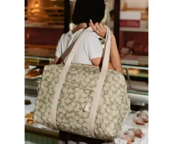 Nobodinoz Bolso de Maternidad Impermeable Green Sakura^Niños Bolsos