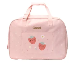 Monnëka Bolso de Playa con Rejilla Strawberries Personalizable