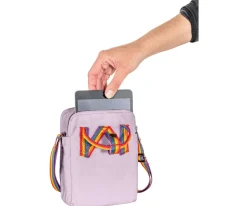 Fjällräven Bolso Kanken Rainbow Sling Black