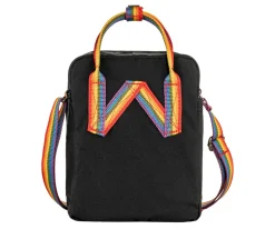 Fjällräven Bolso Kanken Rainbow Sling Black