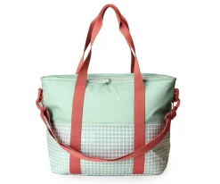 Monnëka Bolso Nevera Stripes Sage