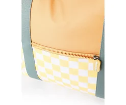 Monnëka Bolso Nevera Stripes Yellow Chess