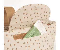 Walking Mum Bolso Organizador Corazones Poppy Canela^Niños Bolsos Carro Bebé