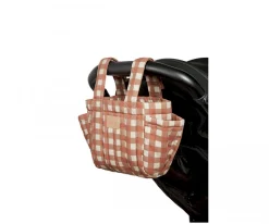 Nobodinoz Bolso Organizador Hyde Park Terracotta Checks^Niños Bolsos Carro Bebé