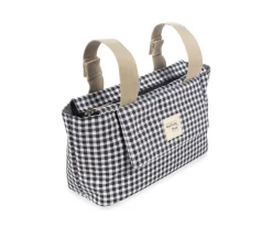 Walking Mum Bolso Organizador I Love Vichy Negro^Niños Bolsos Carro Bebé