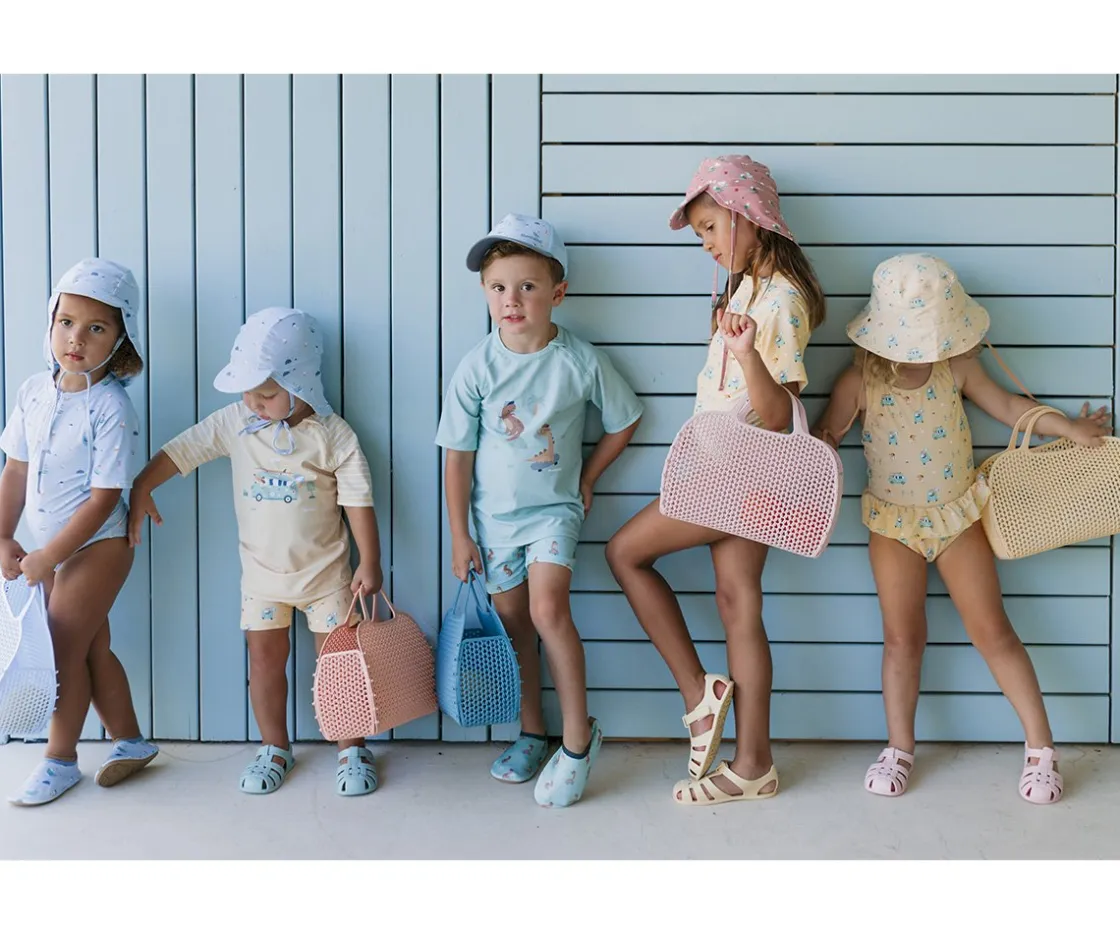 Monnëka Bolso Retro Vintage Mellow Yellow^ Bolsas De Playa