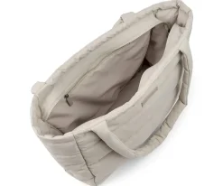 Done by Deer Bolso Tote Acolchado Sand con Cambiador^ Moda Mamá