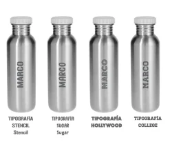 Tutete Botella Acero Básica Marine Personalizable 750ml