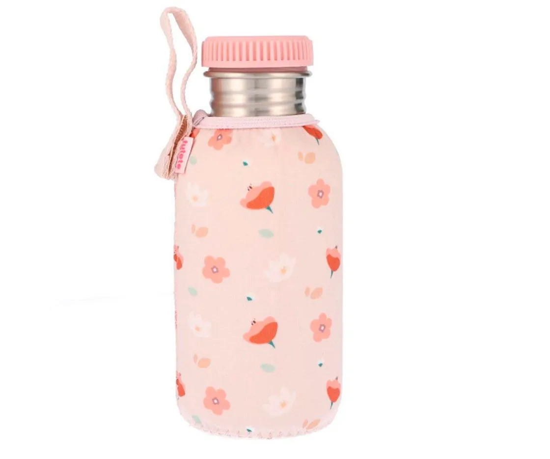 Tutete Botella Acero con Funda Little Garden Personalizable 500ml
